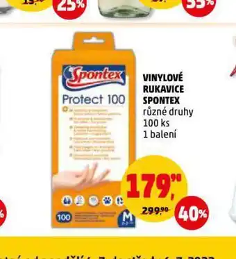 Penny Market Vinylové rukavice spotex nabídka