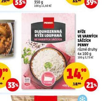 Penny Market Rýže ve varných sáčcích nabídka