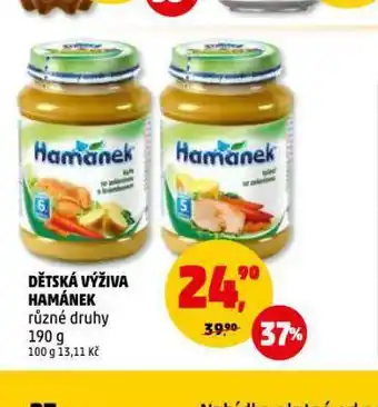 Penny Market Hamánek dětská výživa nabídka