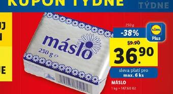 Lidl Máslo nabídka