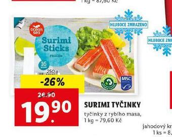 Lidl Surimi tyčinky nabídka