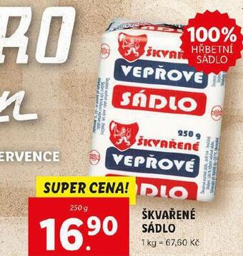 Lidl Škvařené sádlo nabídka