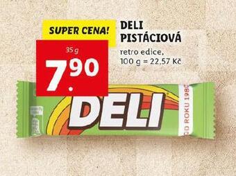 Lidl Deli pistáciová nabídka