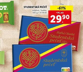 Lidl Studentská pečeť nabídka