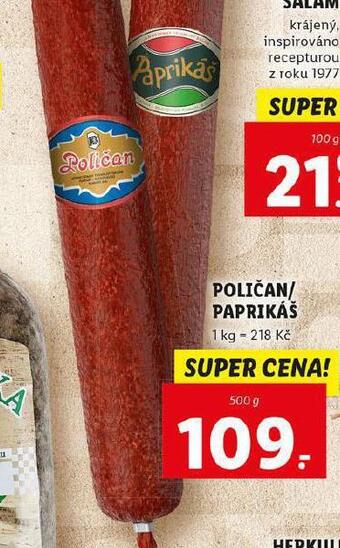 Lidl Paprikáš nabídka