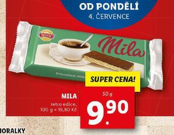 Lidl Mila nabídka