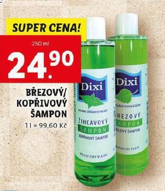 Lidl Březový / kopřivový šampon nabídka