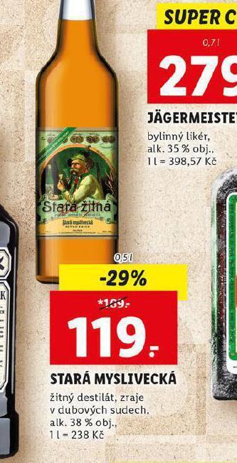 Lidl Stará myslivecká nabídka