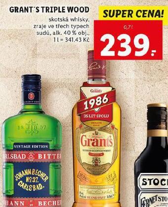 Lidl Grant´s triple wood nabídka