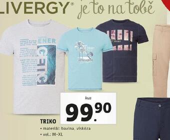 Lidl Pánské triko nabídka