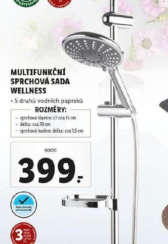 Multifunkční sprchová hlavice