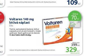 Benu Voltaren náplast nabídka