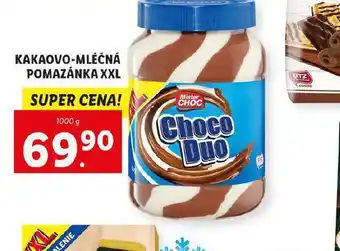 Lidl Kakaovo-mléčná pomazánka xxl nabídka
