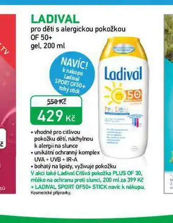 Alphega Lékárna Ladival nabídka