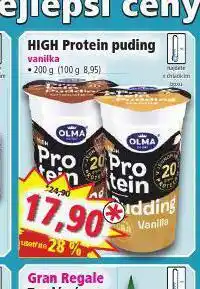 Norma High protein puding nabídka