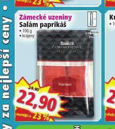 Norma Salám paprikáš nabídka