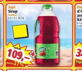 Norma Jupí sirup nabídka