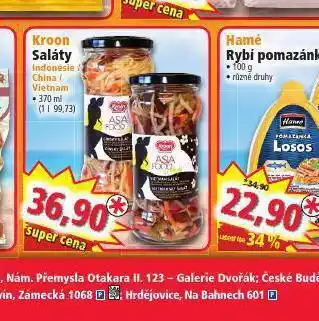 Norma Kroon saláty nabídka