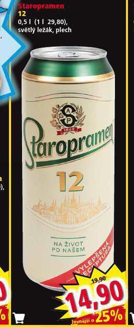 Norma Pivo staropramen 12 nabídka