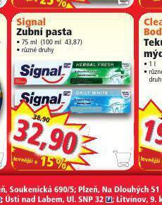 Norma Signal zubní pasta nabídka