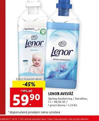 Lidl Lenor aviváž nabídka