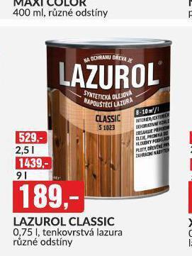 Baumax Lazurol classic nabídka
