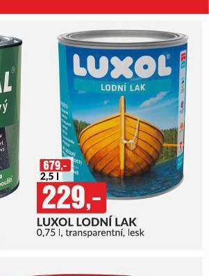 Baumax Luxol lodní lak nabídka