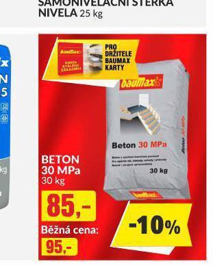 Baumax Beton 30 mpa nabídka