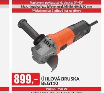Baumax Úhlová bruska nabídka