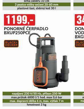 Baumax Ponorné čerpadlo nabídka