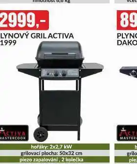 Baumax Plynový gril activa nabídka