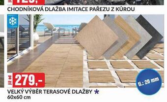 Baumax Terasová dlažba nabídka