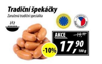 ZEMAN Tradiční špekáčky nabídka