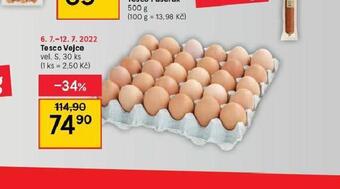 Tesco Tesco vejce s 30 ks nabídka