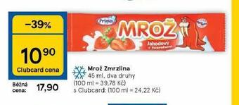 Tesco Mrož zmrzlina nabídka