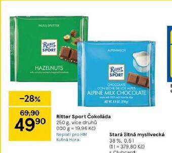 Ritter sport čokoláda
