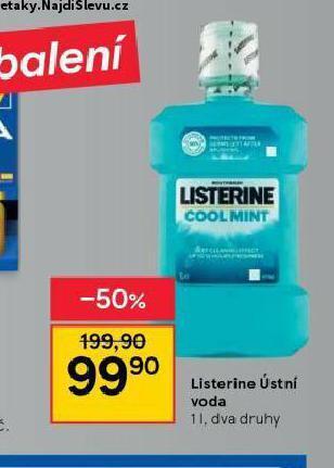 Tesco Listerine ústní voda nabídka