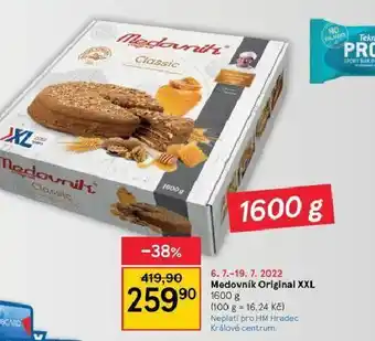 Tesco Medovník original xxl nabídka
