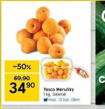 Tesco Meruňky nabídka