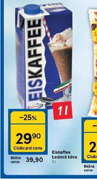 Tesco Eiskaffee ledová káva nabídka