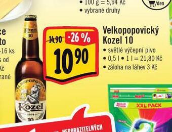 Jip Pivo velkopopovický kozel nabídka