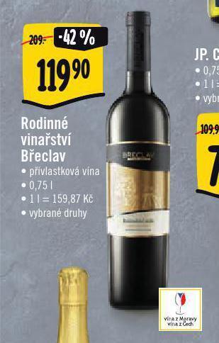 Jip Rodinné vinařství břeclav nabídka