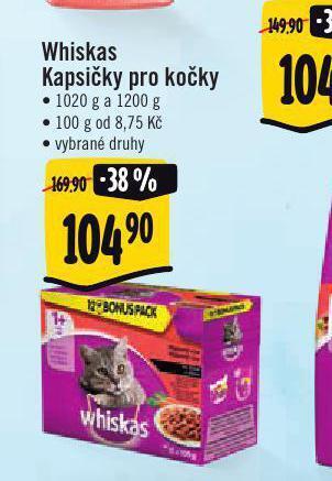 Jip Whiskas kapsičky pro kočky nabídka