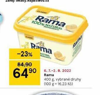 Tesco Rama 400 g nabídka