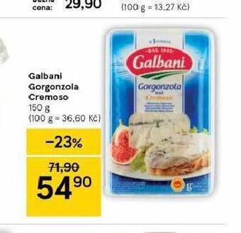 Tesco Galbani gorgonzola cremoso nabídka