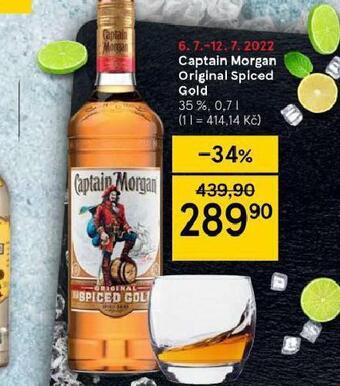 Tesco Captain morgan original spiced gold nabídka