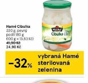Tesco Hamé cibulka nabídka