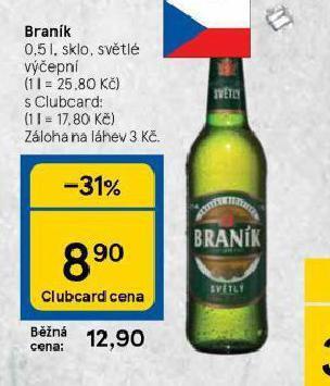 Tesco Pivo braník nabídka