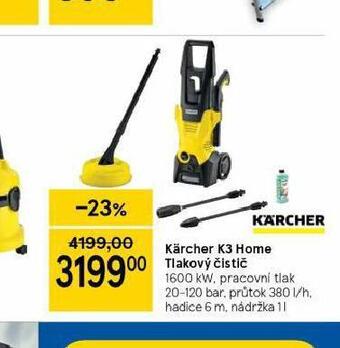 Tesco Kärcher k3 home tlakový čistič nabídka