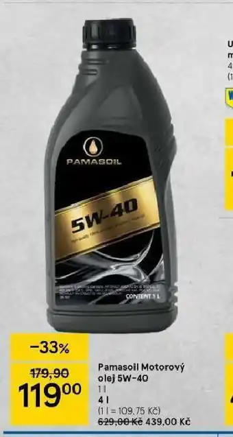 Tesco Pamasoli motorový olej 5w-40 nabídka